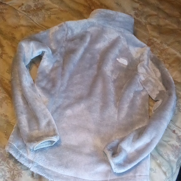North Face Osito EUC small Woman's: 38"  Silver / Grey - Picture 3 of 12